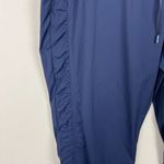 Eddie Bauer  Pants Womens XL Navy Pull‎ On Nylon Hiking Ruched Outdoor Drawstring Photo 3