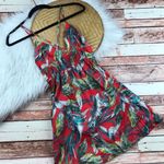 ZARA NEW‎  leaf printed mini dress Photo 5