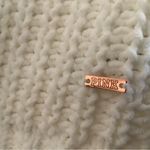 PINK - Victoria's Secret Vtg Victoria’s Secret rib sweater pullover white rose gold logo mock neck Sz XS Photo 2