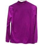 Champion  Athletic Fitted Fuchsia Long Sleeve Fleece Lined Mock Neck Shirt XL Photo 7