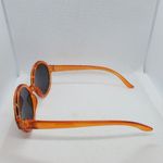 None Orange Sunglasses & Orange Sparkly Case Photo 5