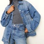 Reformation  Brooks Oversized Denim Jacket, Size L Photo 0