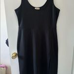 Open Edit  Midi black tank dress Photo 0
