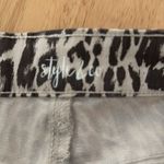 Style & Co  leopard print skinny jean EUC Photo 5