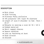 Princess Polly NWT Caleb Mini Dress In Brown Size 6 New Slim Fit Ribbed Lace Up Photo 5