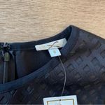 Shoshanna NWT  Rio Dress Black Sleeveless A-Line Lined Laser Cut Scuba Size 8 Photo 2