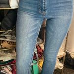 Black Label Jeans With Fringe Bottom Photo 0
