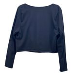 ASOS DESIGN Womans Blouse Size 16 Milkmaid Y2k Baby‎ Doll Whimsigoth Square Neck Black Photo 2