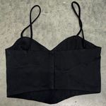 ZARA  Corset Top Tank Straps Black size Small Photo 1