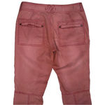 Free People  Cargo Style Utility Jeans Welt Patch Pockets Rose Pink Size 27 Photo 7