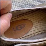 UGG  Tan Slip-On Loafers with Suede Texture Photo 10
