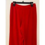 JB Julie Brown New York Red Palazzo Ruffle Bottom Career Dress Pants 6 EUC Photo 5