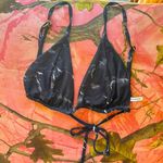 We Wore What black tie dye triangle bikini top Photo 0