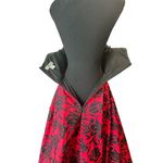 Sherri Hill Laura Marano Collection FORMAL Dress Red/Black ROSES Floral Size 0 Photo 7