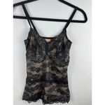 Skinnygirl Black Lace Cami Top Nude Lined Size Small Photo 1