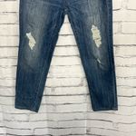 Jennifer Lopez  Boyfriend Jeans Mid Rise Distressed Medium Wash Women’s 4 Grunge Photo 3