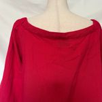 Greylin Crochet Boho Womens Top Sz M Peasant Festival Red Dainty Coastal Folk Size M Photo 8