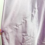 Dentelle Vintage Lingerie 90s Slip Lavender Embroidered Floral V Neck Size L Photo 4