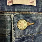 OP So Mia rise CROP Jeans size 15 distressed J15 Photo 7