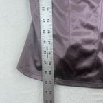 Free People  Intimately Purple Satin Corset Tank‎ Top Womens Size Small Photo 2