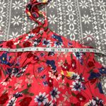 Parker Nashley Floral Silk Blend Ruffle Halter Blouse Size Small Photo 9