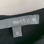 matty m  Black Short Sleeve Dress With Keyhole Photo 2