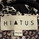 Hiatus Women’s Size S Patchwork Leopard Floral Print Short Sleeve Mini Dress Photo 3