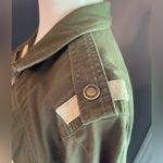 CAbi  Women’s Military Bomber Olive Green Jacket Photo 7