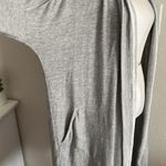 Michael Stars  Super Soft Exposed Seams Layering Long Line Cardigan | Grey Photo 3