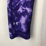 Under Armour UA Purple Tie Dye Crop Athletic Pants M Photo 3