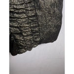 J. Mendel Paris Metallic Ruched Lamé Mini Dress Gold Bronze Size 6 Photo 5