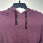 Victoria's Secret Victoria’s Secret PINK Maroon Cropped Hoodie Size XS Long Sleeve Pullover Photo 5