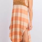 We The Free  Luca Crochet Striped Tank Top Dress Photo 0