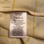 Everlane The Organic Cotton Crew Tee yellow stripe Size S NWT Photo 7