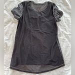 Lululemon gray & shear black T shirt Photo 1