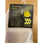 All In Motion New Women’s 4 Pack  No Show Socks 🧦 Shoe Size 4-10 Photo 1