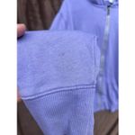 PINK By Victoria’s Secret Purple Full Zip Sweatshirt Woman’s Size Medium FLAWED Photo 3