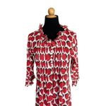 At Last  STRAWBERRY BLOCK PRINT MADE IN INDIA MAXI DRESS SIZE 10 Photo 3