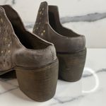 Seychelles  SEY Collection Women's Distressed Gray Suede Studded Mules 10 Western Photo 4