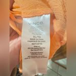 Vince NWT Women’s  Sheer Crinkled Silk Shirt in ‘Lotus’ SZ XL Photo 10