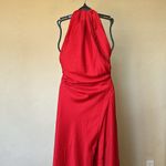 House Of CB  Zanab‎ dress maxi red NWOT size XS Photo 3
