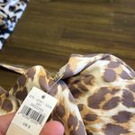 Aerie  Animal Print Wrap One Piece Bikini Tan Brown Cheetah Leopard small Photo 2