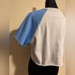 NWT Coney Island Picnic x Everlast Blue & White Cropped Raglan Tee size medium Photo 6