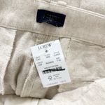 J.Crew NWT Tall Linen-blend Remy High-rise Wide-leg Pant Yarn Dye Flax Photo 3