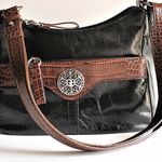 Giani Bernini GENUINE LEATHER BLACK/BROWN PURSE Photo 0