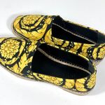 Versace NWB Barocco Print Espadrille 37.5EU in Nero Photo 7