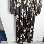 Baltic Born NWT Tristan Maxi Dress Black Floral Large Boho Photo 2