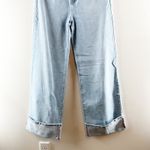 Just Black Denim The High Rise Cuffed Palazzo Wide Leg Light Wash Jeans 27 / 4 Photo 8