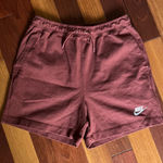 Nike Women's Athletic Shorts - Reddish Brown Photo 0