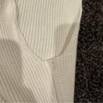 Free People  cream Ribbed crop Tank Top Photo 10